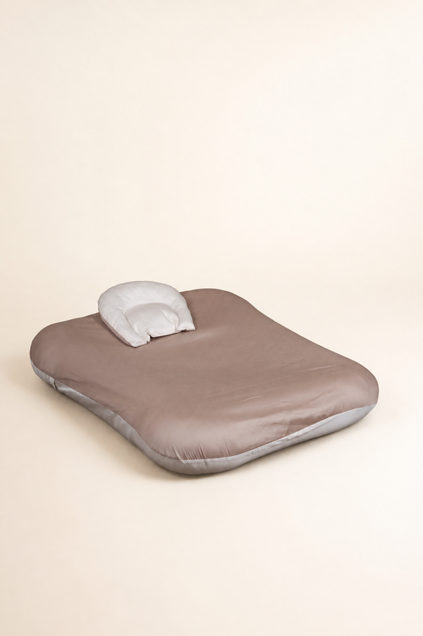 Newborn Bed, cotton, handcrafted in Kerala – front view