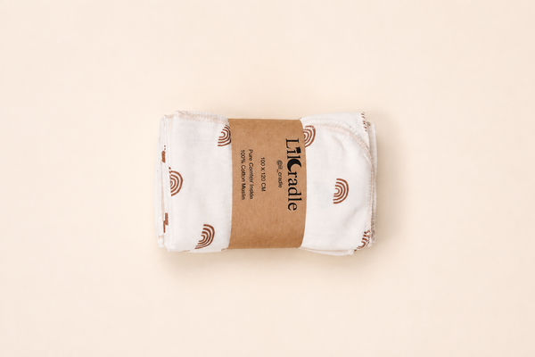 Face Towel, muslin, handcrafted in Kerala – front view