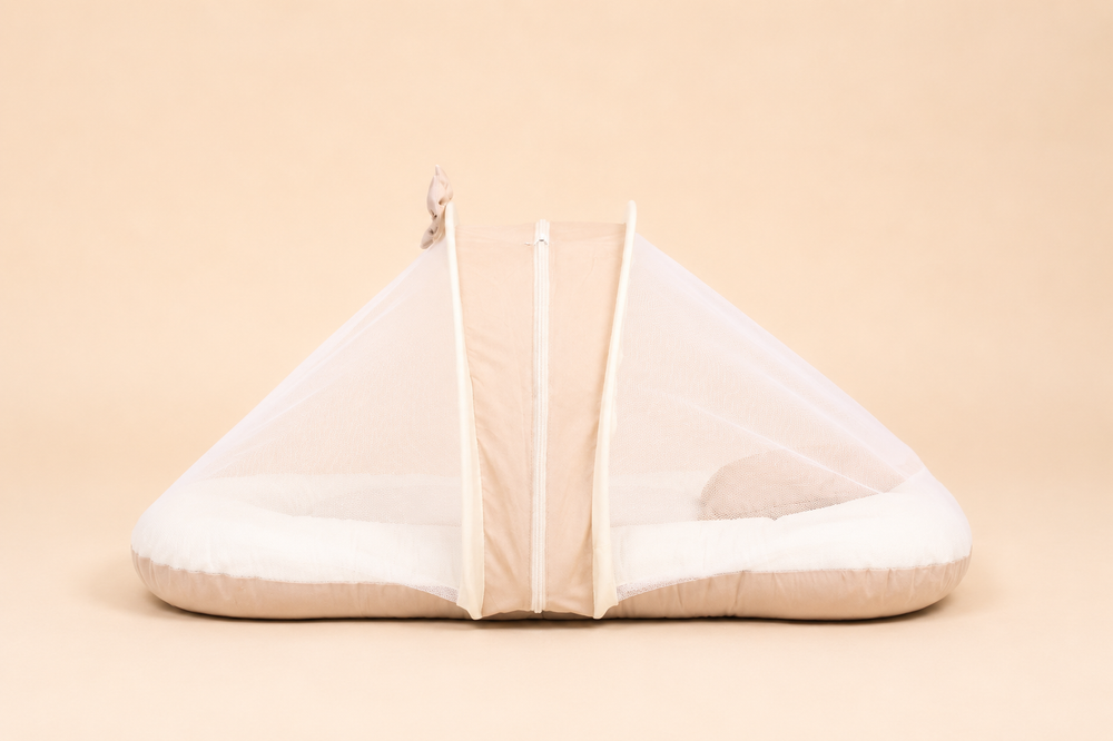 Hospital Bed, cotton, handcrafted in Kerala – front view